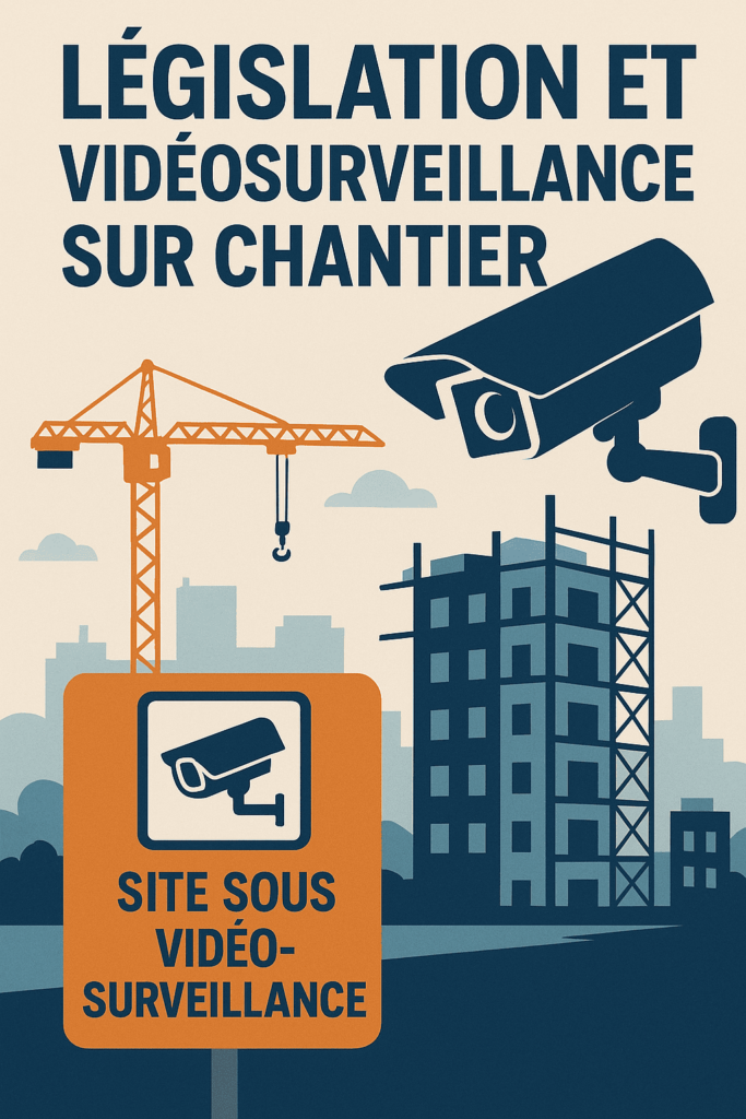textes et léglisation sur les caméras sur chantier